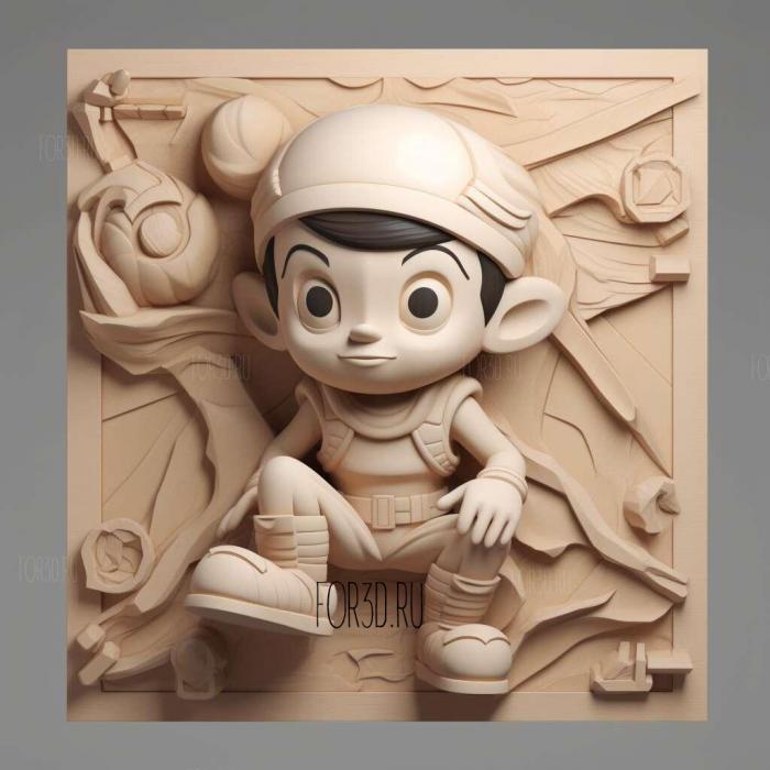 Astroboy FROM AstroboyTetsuwan Atomu 3 stl model for CNC